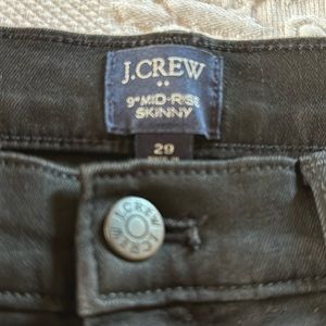 J crew mid rise skinny jeans